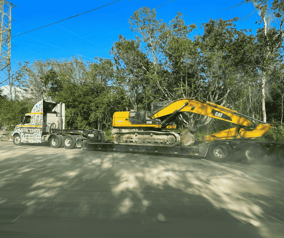 transporte de maquinaria pesada en sureste de mexico